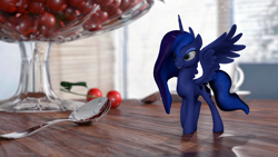 Size: 1920x1080 | Tagged: safe, artist:thelunagames, princess luna, alicorn, pony, g4, 3d, caption, cinema4d, image macro, solo, text