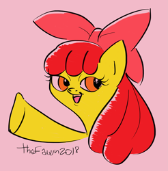 Size: 2429x2470 | Tagged: safe, artist:thefawnflying, apple bloom, earth pony, pony, g4, female, filly, high res, solo