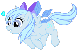 Size: 2636x1716 | Tagged: safe, artist:telasra, oc, oc only, pegasus, pony, bow, eyelashes, female, flying, hair bow, mare, pegasus oc, simple background, smiling, solo, transparent background, wings