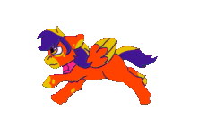 Size: 960x540 | Tagged: safe, artist:euspuche, oc, oc only, oc:naiv nein, pegasus, pony, animated, colt, gif, male, running, simple background, solo, transparent background, worried