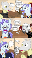 Size: 1280x2297 | Tagged: safe, artist:mr100dragon100, oc, oc:thomas the wolfpony, comic:a king's journey home, comic, dark forest au's dracula, dark forest au's phantom of the opera (erik), office, real estate