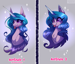Size: 3500x3000 | Tagged: safe, artist:celes-969, izzy moonbow, pony, unicorn, g5, my little pony: a new generation, spoiler:my little pony: a new generation, high res, solo, tongue out