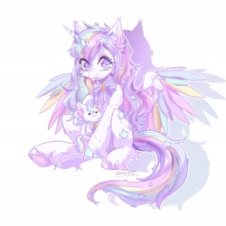 Size: 2048x2048 | Tagged: safe, artist:qamar, oc, oc only, alicorn, pony, alicorn oc, high res, horn, solo, wings