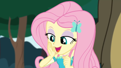 Size: 1920x1082 | Tagged: safe, screencap, fluttershy, harry, equestria girls, g4, my little pony equestria girls: better together, stressed in show, stressed in show: fluttershy