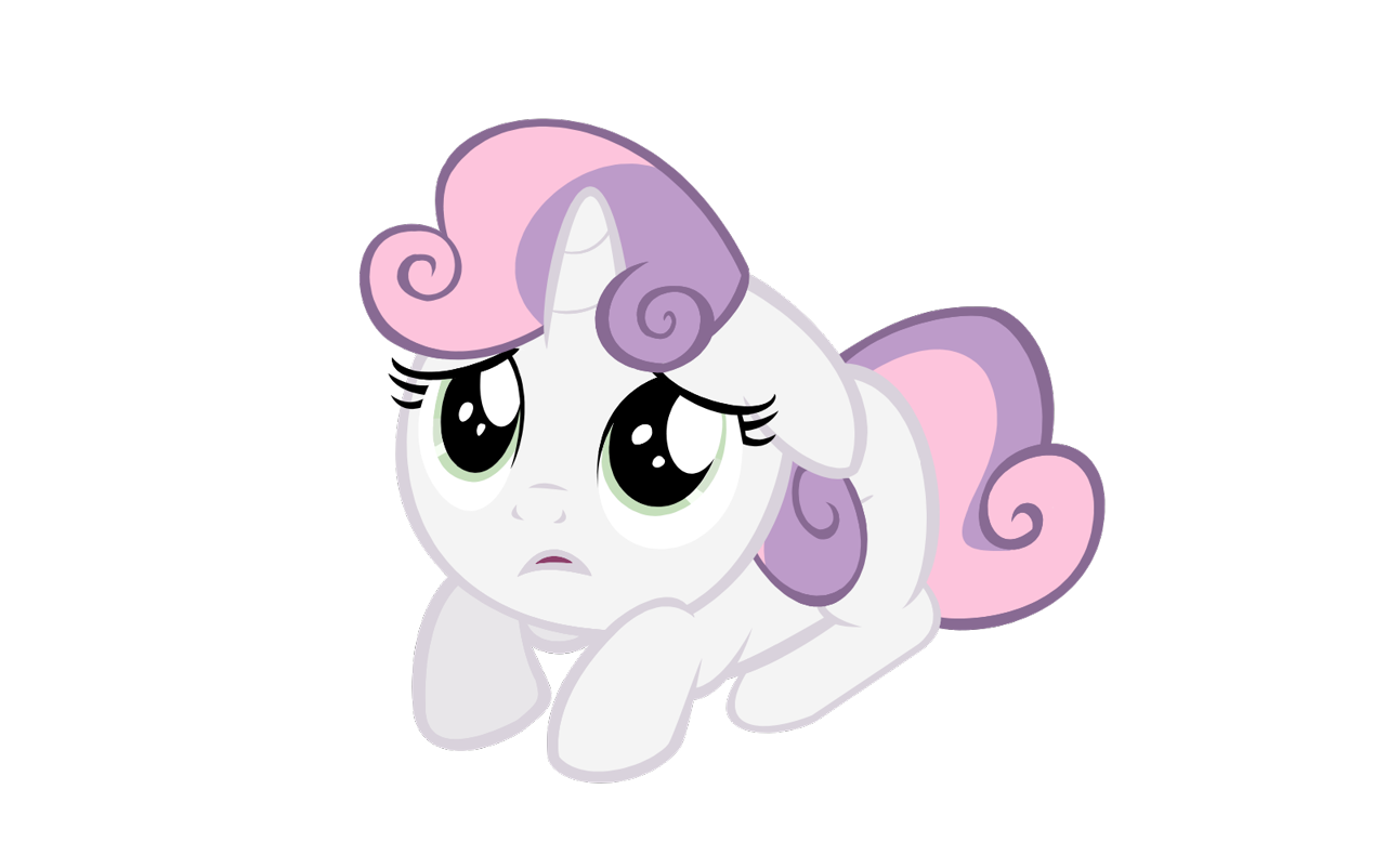 Sweetie Belle Thinking