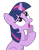 Size: 729x939 | Tagged: safe, artist:iamthegreatlyra, twilight sparkle, pony, unicorn, g4, female, open mouth, simple background, solo, transparent background, unicorn twilight, vector