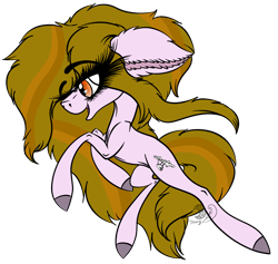 Size: 2749x2611 | Tagged: safe, artist:beamybutt, oc, oc only, earth pony, pony, colored hooves, ear fluff, earth pony oc, eyelashes, female, high res, mare, open mouth, rearing, signature, simple background, smiling, solo, transparent background