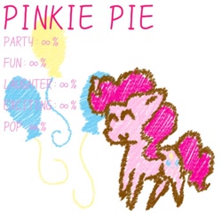 Size: 768x768 | Tagged: safe, artist:metaruscarlet, pinkie pie, earth pony, pony, g4, cute, diapinkes, eyes closed, female, mare, solo