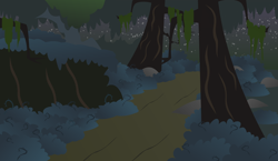 Size: 3220x1863 | Tagged: safe, artist:albert238391, background, everfree forest, forest, high res, night, no pony, scenery, vector