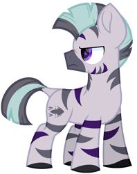 Size: 1569x1986 | Tagged: safe, artist:memeancholy, artist:ponkus, oc, oc only, oc:aezar, pony, zebra, collaboration, male, simple background, solo, stallion, transparent background, zebra oc