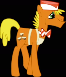 Size: 2056x2392 | Tagged: safe, artist:oliwia2514, carrot cake, earth pony, pony, g4, black background, high res, male, palette swap, recolor, simple background, stallion