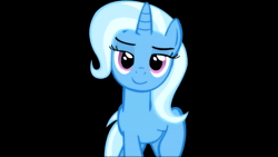 Size: 1280x720 | Tagged: safe, ai assisted, ai content, fifteen.ai, trixie, pony, unicorn, g4, animated, female, looking at you, mare, solo, sound, talking to viewer, webm