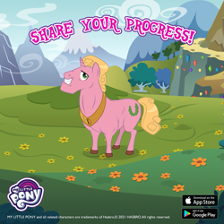 Size: 843x843 | Tagged: safe, gameloft, idw, emperor incitatus, pony, unicorn, g4, my little pony: fiendship is magic, my little pony: magic princess, official, advertisement, idw showified, male, stallion