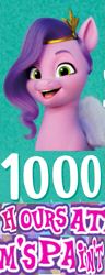 Size: 423x1106 | Tagged: safe, editor:horsesplease, pipp petals, series:immortality is a hitch, g5, my little pony: a new generation, 1000 hours in ms paint, caption, expand dong, exploitable meme, image macro, meme