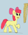 Size: 646x792 | Tagged: safe, artist:pabbley, apple bloom, earth pony, pony, g4, female, filly, rope, solo