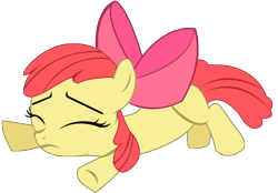 Size: 5752x3992 | Tagged: safe, artist:bigccv, apple bloom, earth pony, pony, g4, female, filly, simple background, solo, transparent background