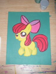 Size: 480x640 | Tagged: safe, artist:thestipplebrony, apple bloom, earth pony, pony, g4, female, filly, photo, solo