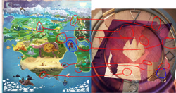 Size: 3877x2048 | Tagged: safe, edit, screencap, g5, my little pony: a new generation, spoiler:my little pony: a new generation, comparison, high res, lore, map