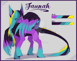 Size: 1280x1014 | Tagged: safe, artist:primarylilybrisk, oc, oc only, pegasus, pony, deviantart watermark, female, glasses, looking at you, mare, obtrusive watermark, reference sheet, solo, spread wings, standing, unshorn fetlocks, watermark, wings
