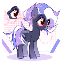 Size: 900x895 | Tagged: safe, artist:yukiiichi, oc, oc only, pegasus, pony, female, glasses, mare, simple background, solo, transparent background