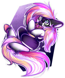 Size: 1502x1793 | Tagged: safe, artist:sketchytwi, oc, oc only, earth pony, pony, cookie, earth pony oc, female, food, heart eyes, mare, simple background, solo, transparent background, wingding eyes