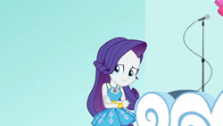 Size: 3410x1920 | Tagged: safe, screencap, rarity, equestria girls, equestria girls series, g4, rollercoaster of friendship, bracelet, crossed arms, crying, female, geode of shielding, hairpin, high res, jewelry, magical geodes, rarity peplum dress, sad