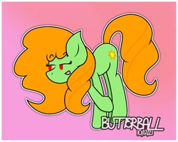 Size: 1250x1000 | Tagged: safe, artist:bu77erball, oc, oc only, oc:twitch, earth pony, pony, female, gradient background, solo