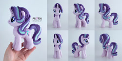 Size: 2100x1048 | Tagged: safe, artist:meplushyou, starlight glimmer, pony, g4, chibi, irl, photo, plushie, solo