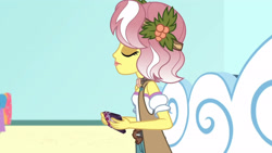 Size: 3410x1920 | Tagged: safe, screencap, vignette valencia, equestria girls, equestria girls series, g4, rollercoaster of friendship, cellphone, eyes closed, female, high res, phone, smartphone, solo