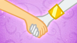 Size: 3410x1920 | Tagged: safe, screencap, applejack, rarity, equestria girls, equestria girls specials, g4, my little pony equestria girls: better together, my little pony equestria girls: rollercoaster of friendship, bracelet, duo, duo female, female, high res, holding hands, jewelry, shipping fuel, transformation