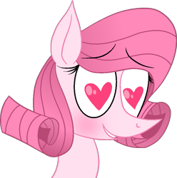 Size: 745x752 | Tagged: safe, artist:muhammad yunus, oc, oc only, oc:annisa trihapsari, earth pony, pony, blushing, cute, female, gritted teeth, heart, heart eyes, mare, medibang paint, ocbetes, solo, wingding eyes