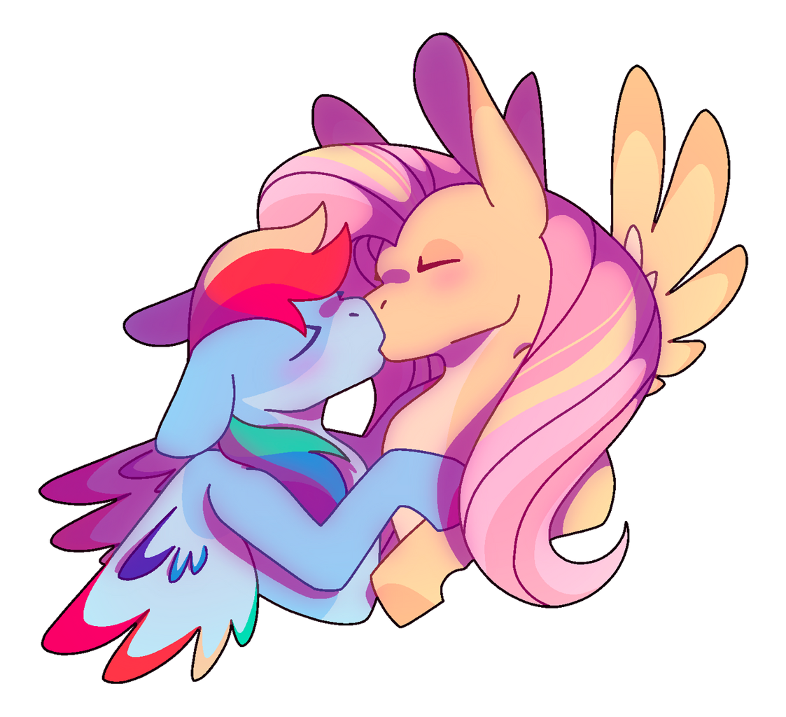 ...pegasus, pony, bust, colored wings, colored wingtips, eyes closed, femal...