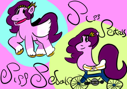 Size: 3500x2450 | Tagged: safe, artist:nazodafist, pipp petals, original species, pegasus, pony, wheelpone, g5, my little pony: a new generation, bicycle, high res, meme, not salmon, shitposting, wat, weird