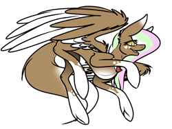 Size: 1600x1200 | Tagged: safe, artist:sketchytwi, oc, oc only, pegasus, pony, coat markings, colored wings, pegasus oc, simple background, smiling, socks (coat markings), solo, transparent background, two toned wings, wings