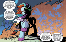 Size: 999x636 | Tagged: safe, artist:andypriceart, abyssinian king, danu, discord, king aspen, princess celestia, princess luna, queen novo, abyssinian, draconequus, idw, my little pony: the movie, spoiler:comic, spoiler:comic102, spoiler:s10, comic, male, season 10