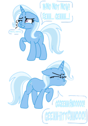 Size: 1024x1464 | Tagged: safe, artist:proponypal, trixie, pony, g4, nostril flare, nostrils, simple background, sneeze cloud, sneezing, solo, spray, text, transparent background