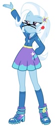 Size: 451x1024 | Tagged: safe, artist:jesus0385, trixie, cat, equestria girls, g4, 1000 hours in ms paint, simple background, solo, white background