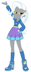 Size: 451x1024 | Tagged: safe, artist:jesus0385, trixie, equestria girls, g4, 1000 hours in ms paint, dry bones, simple background, solo, super mario bros., white background