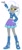 Size: 451x1024 | Tagged: safe, artist:jesus0385, trixie, dry bones, equestria girls, g4, 1000 hours in ms paint, simple background, solo, super mario, white background