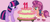 Size: 893x390 | Tagged: safe, artist:edgeoffear, artist:jadeharmony, sunny starscout, twilight sparkle, alicorn, earth pony, pony, g4, g5, my little pony: a new generation, backwards cutie mark, base used, birthday cake, cake, coat markings, colored hooves, female, food, g5 to g4, happy birthday mlp:fim, mare, markings, mlp fim's eleventh anniversary, pink background, simple background, socks (coat markings), sunny and her heroine, twilight sparkle (alicorn), unshorn fetlocks