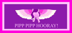 Size: 1024x476 | Tagged: safe, artist:horsesplease, pipp petals, pegasus, pony, g5, my little pony: a new generation, egypt, egyptian, flag, meme, pipp is immortal, pipp pipp hooray, pippasprite, ra, ra-horakhty, winged sun