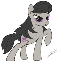 Size: 2900x2900 | Tagged: safe, artist:dsonic720, artist:icicle-niceicle-1517, color edit, edit, octavia melody, earth pony, pony, g4, colored, female, high res, mare, rarity pose, simple background, solo, transparent background