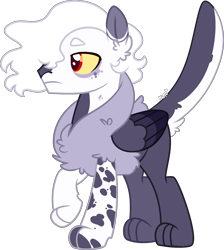 Size: 1951x2175 | Tagged: safe, artist:kurosawakuro, edit, vector edit, oc, oc only, dog, hybrid, pegasus, pony, base used, crossover, dogified, furry, interspecies offspring, male, offspring, parent:discord, parent:twilight sparkle, parents:discolight, simple background, solo, species swap, stallion, transparent background, vector