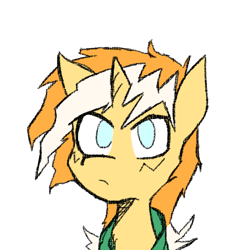 Size: 500x500 | Tagged: safe, artist:tfaaap, oc, oc only, oc:enigma shift, pony, unicorn, simple background, solo, transparent background