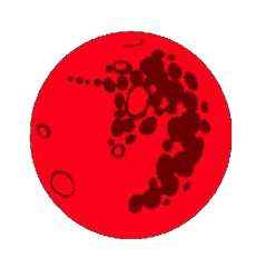 Size: 420x457 | Tagged: safe, g4, blood moon, eclipse, lunar eclipse, mare in the moon, moon, simple background, transparent background