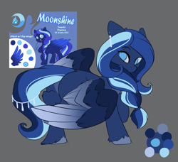 Size: 3361x3065 | Tagged: safe, artist:beardie, oc, oc only, oc:moonshine dusk, pegasus, pony, female, high res, mare, solo