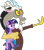 Size: 2657x3000 | Tagged: safe, artist:frownfactory, discord, twilight sparkle, draconequus, pony, unicorn, g4, my little pony: friendship is magic, the return of harmony, duo, ear fluff, female, frown, gritted teeth, high res, holding a pony, horn, male, mare, multicolored mane, multicolored tail, purple eyes, simple background, smiling, tail, transparent background, unicorn twilight, vector, wings