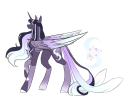 Size: 1767x1411 | Tagged: safe, artist:yuumirou, twilight sparkle, alicorn, pony, g4, alternate design, simple background, solo, transparent background, twilight sparkle (alicorn)