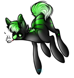 Size: 604x637 | Tagged: safe, artist:sketchytwi, oc, oc only, earth pony, pony, cigarette, earth pony oc, simple background, smiling, smoking, transparent background