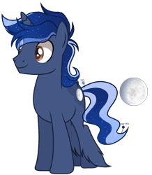 Size: 1245x1430 | Tagged: safe, artist:dayspringsentryyt, oc, oc only, pony, unicorn, male, offspring, parent:king sombra, parent:princess luna, parents:lumbra, simple background, solo, stallion, transparent background